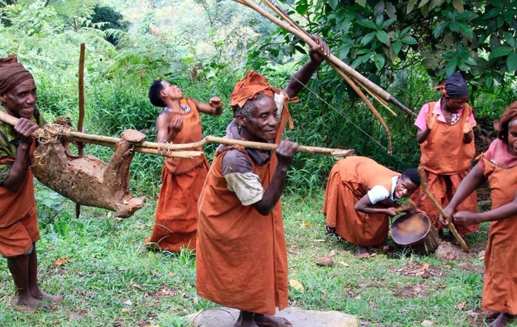 Batwa cultural experience near Bwindi Forest Uganda