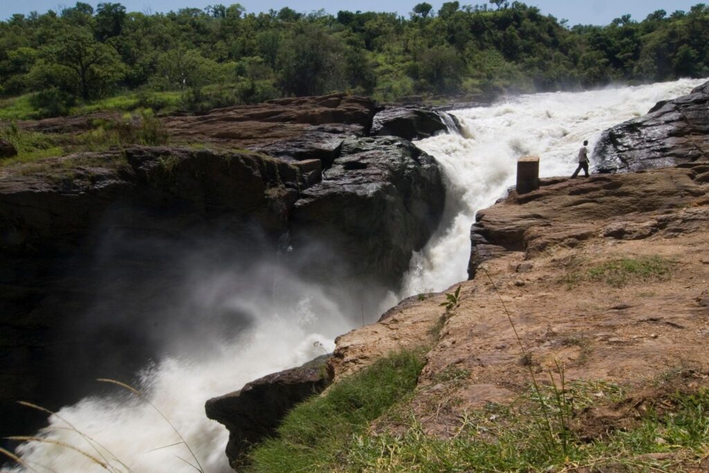 Top of Murchison Falls viewpoint in Uganda